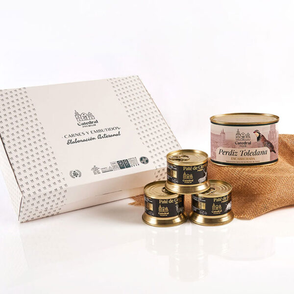 Pack Regalo 3 Patés (Corzo, Ciervo y Jabalí) + Perdiz Escabechada