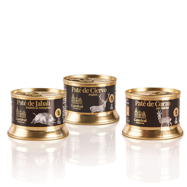 Pack Regalo Patés (Ciervo, Corzo, Jabalí)