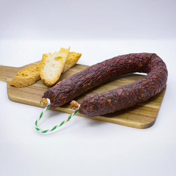 Chorizo de Gamo Picante 300 g Estuchado - Imagen 2