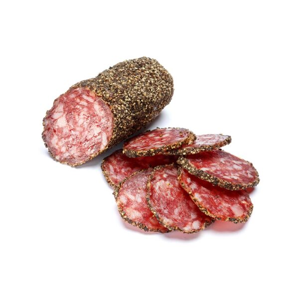 Salchichón de Ciervo con Pimienta 250 g Estuchado