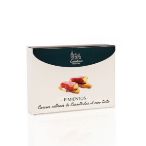 Pimientos rellenos de carrilladas al vino tinto